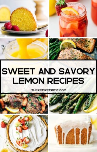 Sweet and Savory Lemon Recipes